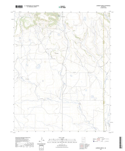 United States Geological Survey Lawrence Arroyo, NM (2023, 24000-Scale) digital map
