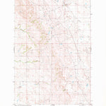 United States Geological Survey Lawrence Creek East, MT (1981, 24000-Scale) digital map