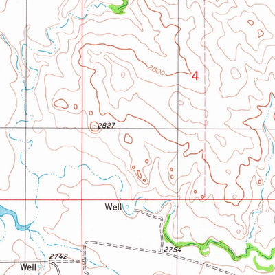 United States Geological Survey Lawrence Creek West, MT (1981, 24000-Scale) digital map