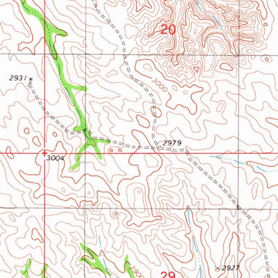 United States Geological Survey Lawrence Creek West, MT (1981, 24000-Scale) digital map