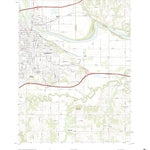 United States Geological Survey Lawrence East, KS (2022, 24000-Scale) digital map