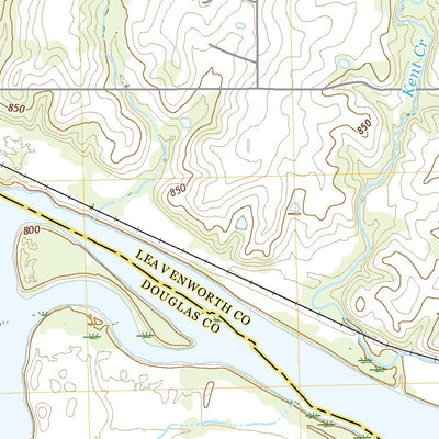 United States Geological Survey Lawrence East, KS (2022, 24000-Scale) digital map
