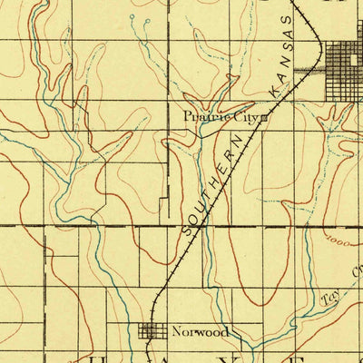 United States Geological Survey Lawrence, KS (1889, 125000-Scale) digital map