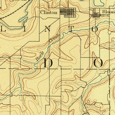 United States Geological Survey Lawrence, KS (1889, 125000-Scale) digital map