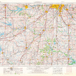 United States Geological Survey Lawrence, KS-MO (1956, 250000-Scale) digital map