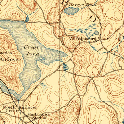 United States Geological Survey Lawrence, MA-NH (1888, 62500-Scale) digital map