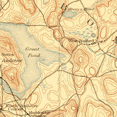 United States Geological Survey Lawrence, MA-NH (1893, 62500-Scale) digital map