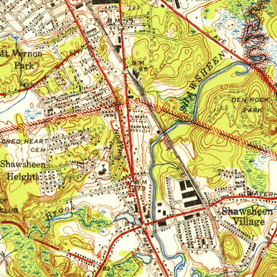 United States Geological Survey Lawrence, MA-NH (1944, 31680-Scale) digital map
