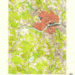United States Geological Survey Lawrence, MA-NH (1955, 24000-Scale) digital map
