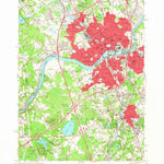 United States Geological Survey Lawrence, MA-NH (1966, 24000-Scale) digital map