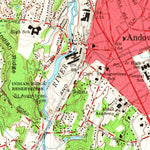 United States Geological Survey Lawrence, MA-NH (1966, 24000-Scale) digital map