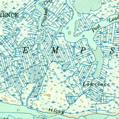 United States Geological Survey Lawrence, NY (1954, 24000-Scale) digital map