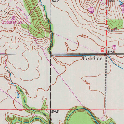 United States Geological Survey Lawrence West, KS (1950, 24000-Scale) digital map