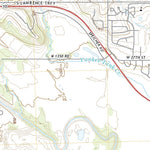 United States Geological Survey Lawrence West, KS (2022, 24000-Scale) digital map