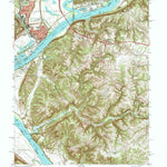 United States Geological Survey Lawrenceburg, IN-KY-OH (1981, 24000-Scale) digital map