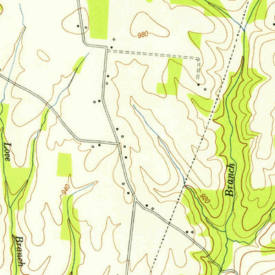 United States Geological Survey Lawrenceburg, TN (1951, 24000-Scale) digital map