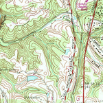 United States Geological Survey Lawrenceburg, TN (1966, 24000-Scale) digital map