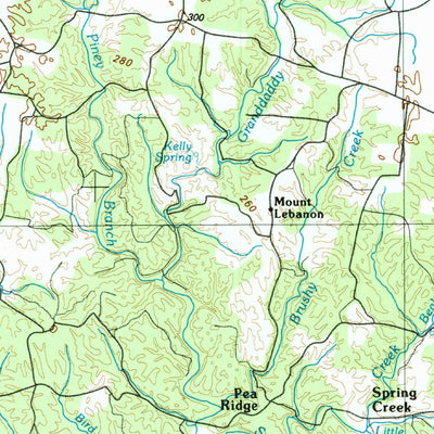 United States Geological Survey Lawrenceburg, TN-AL (1985, 100000-Scale) digital map