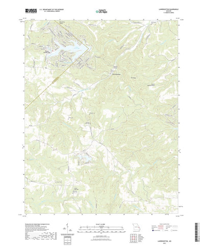United States Geological Survey Lawrenceton, MO (2021, 24000-Scale) digital map