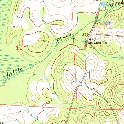 United States Geological Survey Lawrenceville, AL (1969, 24000-Scale) digital map
