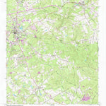 United States Geological Survey Lawrenceville, GA (1964, 24000-Scale) digital map