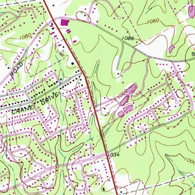 United States Geological Survey Lawrenceville, GA (1964, 24000-Scale) digital map