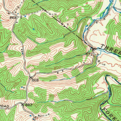 United States Geological Survey Lawrenceville, KY (1950, 24000-Scale) digital map
