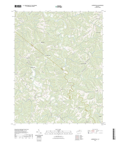 United States Geological Survey Lawrenceville, KY (2022, 24000-Scale) digital map