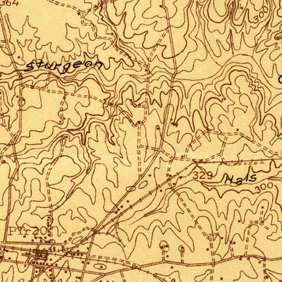 United States Geological Survey Lawrenceville, VA (1920, 48000-Scale) digital map