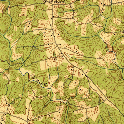 United States Geological Survey Lawrenceville, VA (1921, 62500-Scale) digital map