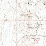 United States Geological Survey Laws, CA (1984, 24000-Scale) digital map