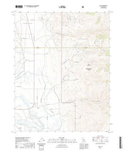 United States Geological Survey Laws, CA (2021, 24000-Scale) digital map