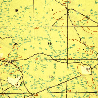United States Geological Survey Lawtey, FL (1918, 62500-Scale) digital map