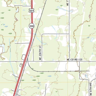 United States Geological Survey Lawtey, FL (2021, 24000-Scale) digital map