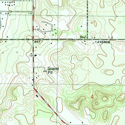 United States Geological Survey Lawton, MI (1981, 24000-Scale) digital map
