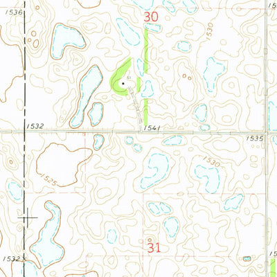 United States Geological Survey Lawton, ND (1972, 24000-Scale) digital map