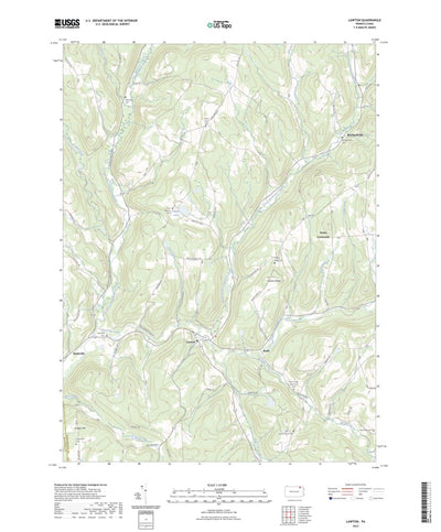 United States Geological Survey Lawton, PA (2023, 24000-Scale) digital map