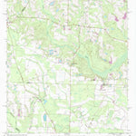 United States Geological Survey Lax, GA (1972, 24000-Scale) digital map