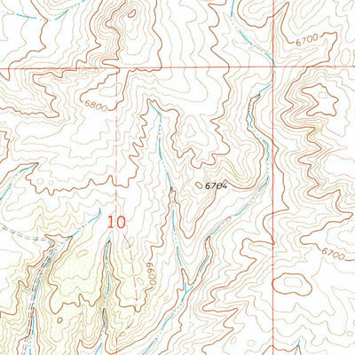 United States Geological Survey Lay SE, CO (1969, 24000-Scale) digital map