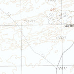 United States Geological Survey Lay Waterhole, NV (1982, 24000-Scale) digital map