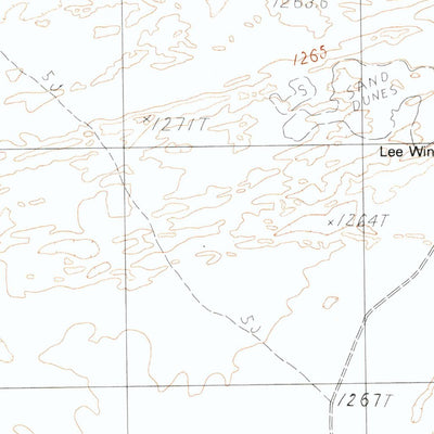 United States Geological Survey Lay Waterhole, NV (1982, 24000-Scale) digital map