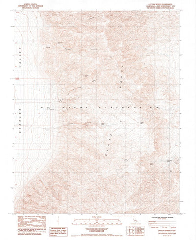 United States Geological Survey Layton Spring, CA (1984, 24000-Scale) digital map