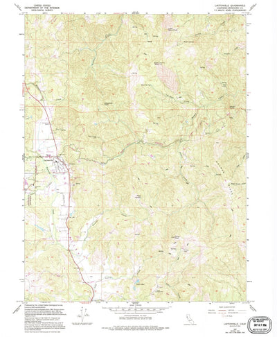 United States Geological Survey Laytonville, CA (1967, 24000-Scale) digital map