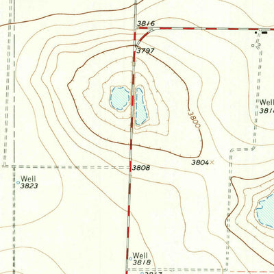 United States Geological Survey Lazbuddie SE, TX (1963, 24000-Scale) digital map