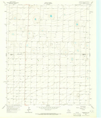 United States Geological Survey Lazbuddie SW, TX (1963, 24000-Scale) digital map