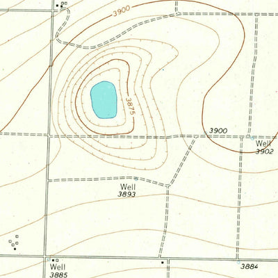 United States Geological Survey Lazbuddie SW, TX (1963, 24000-Scale) digital map