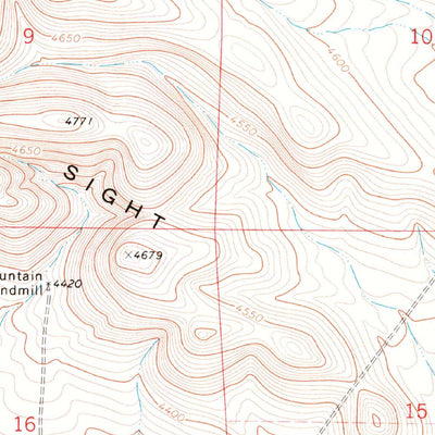 United States Geological Survey Lazy E Ranch, NM (1972, 24000-Scale) digital map