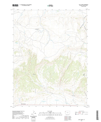 United States Geological Survey Lazy Y Point, CO (2022, 24000-Scale) digital map