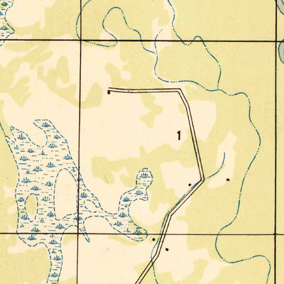 United States Geological Survey Le Blanc, LA (1947, 31680-Scale) digital map