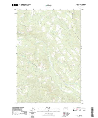United States Geological Survey Le Dout Creek, WA (2020, 24000-Scale) digital map